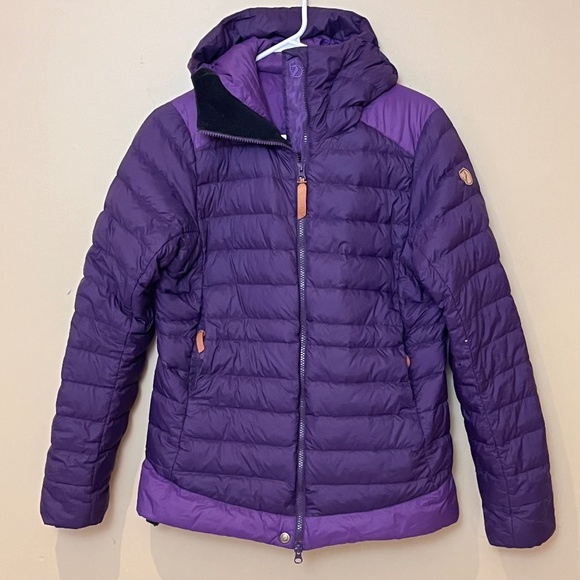 Fjallraven Keb Touring Down Puffer Jacket - Women's Size M - Purple - Picture 4 of 16